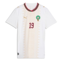 Marocko Youssef En-Nesyri #19 Bortatröja Dam VM 2026 Kortärmad